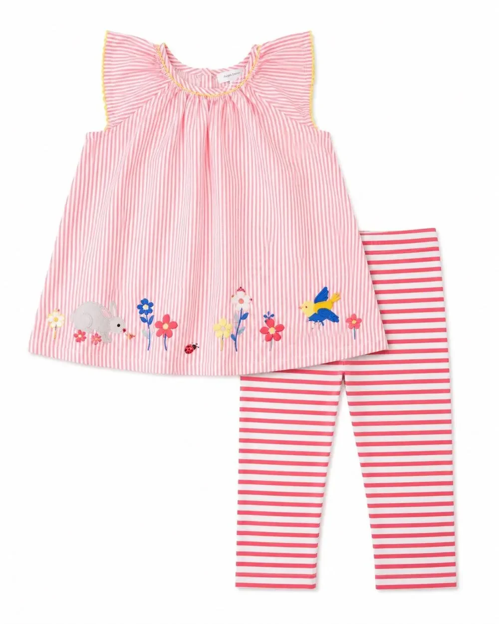 Baby Boden 'Pretty Appliqué' Top & Leggings Set